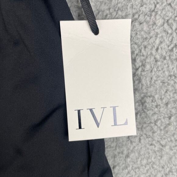 IVL Collective Women's 2 Jet Black Nylon Spandex High Rise Tennis Skort - Picture 11 of 12